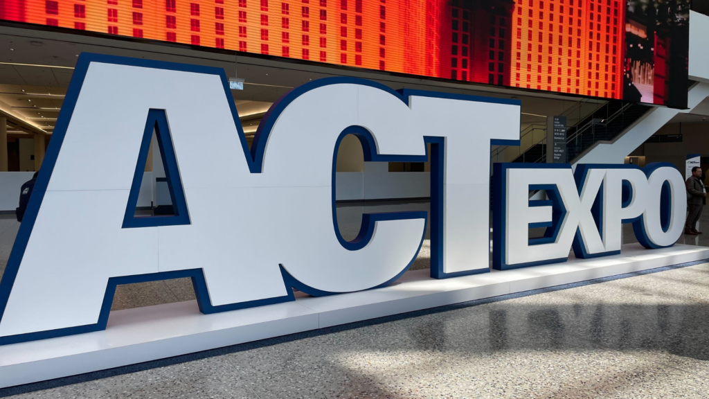 ACT Expo sign